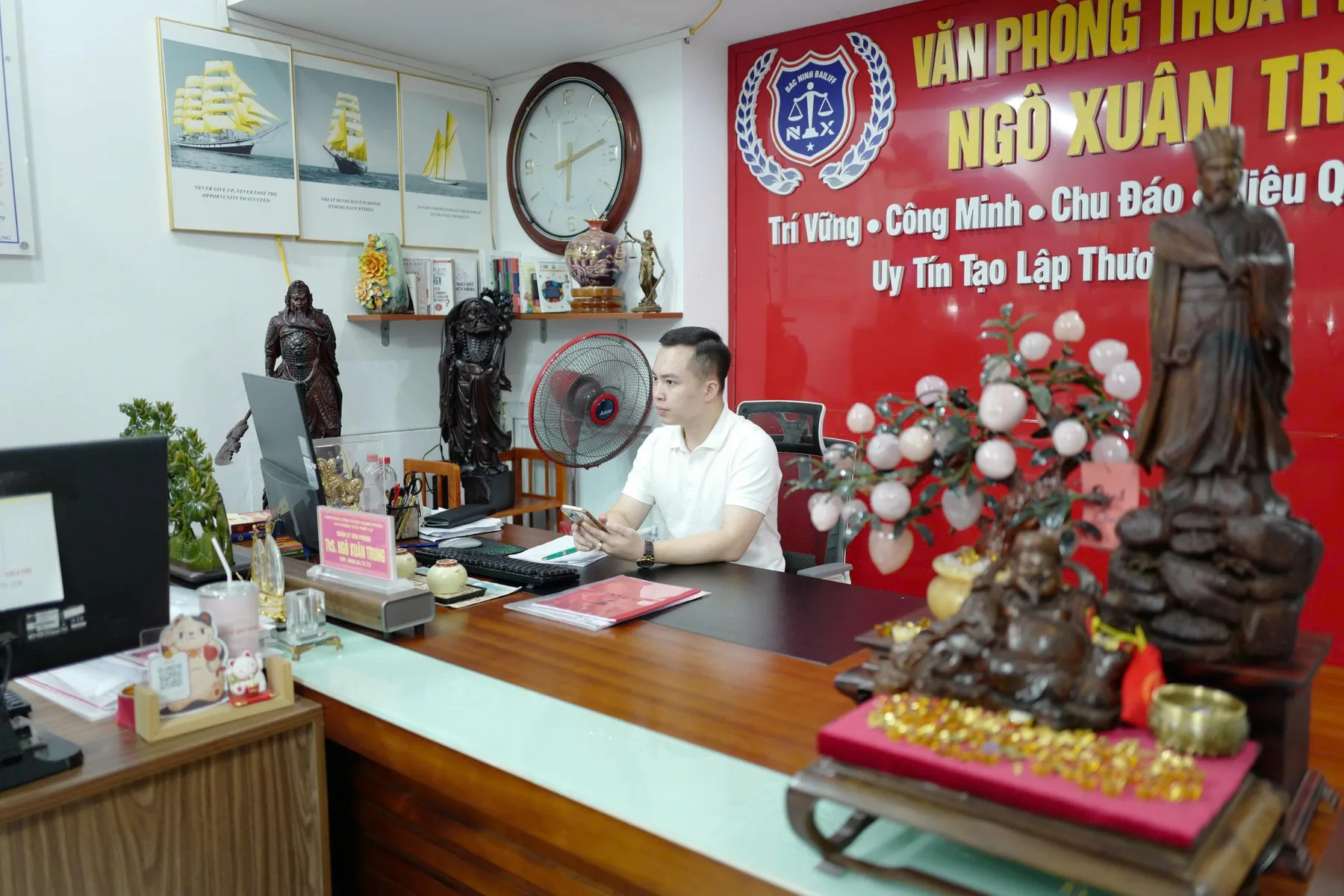 Không gian làm việc tiện nghi